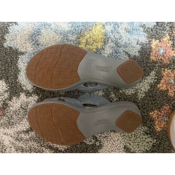 Merrell Veranda Eve Womens Leather Slide Sandals in Dusty Blue Size 7‎ - Picture 6 of 8